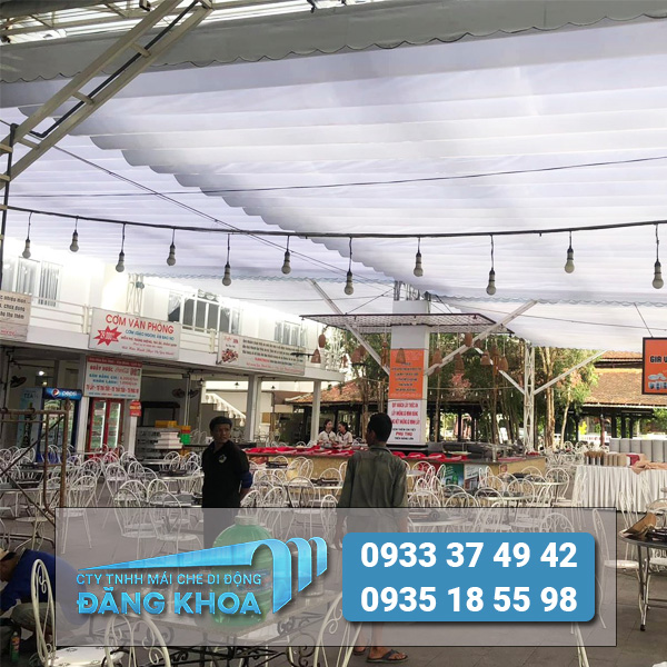 Làm bạt xếp, bạt kéo, bạt lùa di động tại Tiền Giang ✅ [GIÁ RẺ]