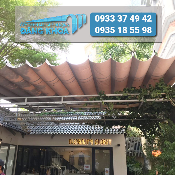 Dịch vụ lắp đặt bạt xếp kéo di động Tiền Giang giá rẻ, siêu bền và siêu đẹp