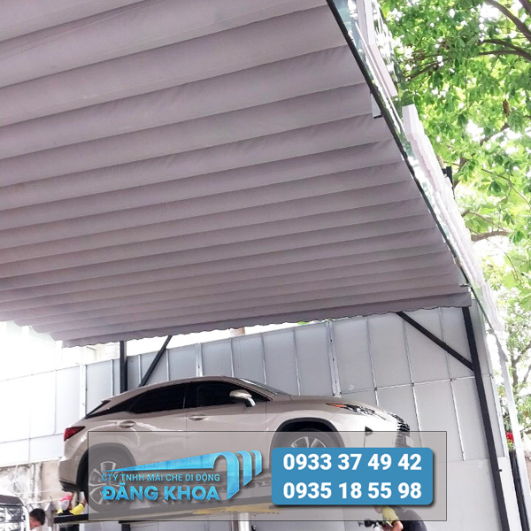Lắp đặt mái che, bạt xếp di động tại Long An ✅ [GIÁ RẺ] & [UY TÍN]