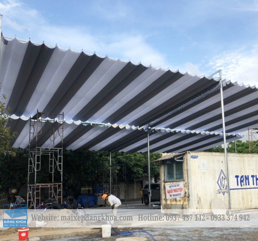 Địa chỉ cung cấp và lắp đặt mái hiên, bạt xếp giá rẻ chất lượng, bền đẹp tại Nhà Bè
