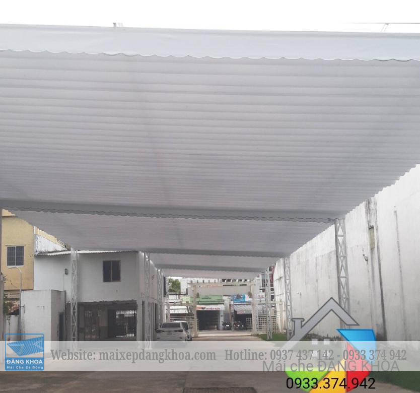 Lắp đặt mái che, mái hiên di động, bạt xếp Bình Chánh giá rẻ uy tín 