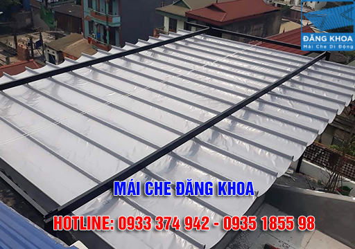 Thi công lắp đặt mái che, bạt xếp Tân Phú giá rẻ, mẫu mã đẹp, chất lượng