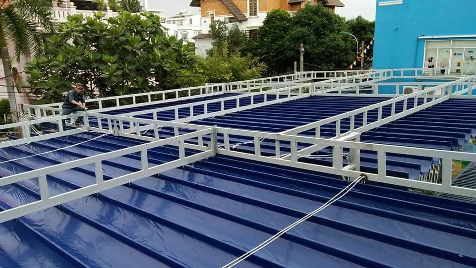 Bạt kéo Trường mầm non Sao Mai - đường Bông Sao, Quận 8